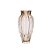 Vaso Vidro Ondulado Champagne | Decoração (20869) - Imagem 1