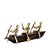 Escultura Canoa com Pessoas em Metal e Madeira (22214) | Decoração - Imagem 1