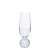 Jogo de Taças para Espumante em Cristal e Mármore Branco 210ml - 2 Peças (23109) | Decoração - Imagem 1