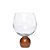 Jogo de Taças para Gin em Cristal e Madeira Acácia 640ml - 2 Peças (23108) | Decoração - Imagem 1