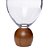 Jogo de Taças para Vinho em Cristal e Madeira Acácia 520ml - 2 Peças (23107) | Decoração - Imagem 2