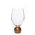 Jogo de Taças para Vinho em Cristal e Madeira Acácia 520ml - 2 Peças (23107) | Decoração - Imagem 1