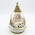 Globo de Neve Cenário Natalino Branco e Dourado 22cm (DG2920) | - Imagem 1