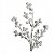 Galho Decorativo com Berry Branco 62 cm (EN3053) - Imagem 1