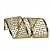 Fita Decorativa de Natal Champagne 6,3 cm × 9,14 m (FT1831) | Decoração - Imagem 1