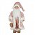 Papai Noel Decorativo com Floco de Neve Rosa e Branco 51cm (PN2160) | Decoração - Imagem 1