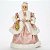 Mamãe Noel Decorativa com Floco de Neve Rosa e Branco 50cm (PN2161) - Imagem 1