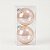 Jogo Tubo 2 Bolas 10cm Rosé de Natal (BM586) | Decoração - Imagem 1