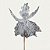 Flor de Poinsétia Artificial Prata 25cm (GN3535) | Decoração - Imagem 3