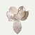 Flor de Poinsétia Artificial Aveludada Bege 18cm (85292001) | Decoração - Imagem 1
