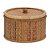 Caixa Redonda Decorativa em Fibra Natural | P e G (19301) | Decoração - Imagem 2