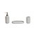 Kit para Banheiro em Polirresina Branco 3 Peças (21655) | Decoração - Imagem 4