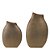 Vaso Decorativo em Cerâmica | P e G (22461) | Decoração - Imagem 1