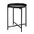 Mesa Lateral em Metal Preta Baixa 43,5cm (12195) | Decoração - Imagem 1