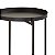 Mesa Lateral em Metal Preta Baixa 43,5cm (12195) | Decoração - Imagem 2