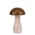 Esculturas Cogumelo em Madeira | 15cm e 23cm (22771/22772) | Decoração - Imagem 3