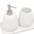 Kit para Banheiro em Polirresina 3 Peças (23508) | Decoração - Imagem 2