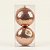 Bola Decorada Dourada com Lantejoulas 12cm com 2 Peças (BD3353) - Imagem 1
