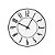 12945 - Relógio de Parede Branco e Preto - Imagem 1