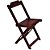 Cadeira Prime de Madeira Imbuia Dobrável - Imagem 1