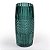 Vaso De Vidro Decor Glass Verde - Imagem 1