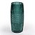 Vaso De Vidro Decor Glass Verde - Imagem 1