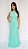 Vestido De Festa Longo Renda Azul Tiffany - Imagem 1