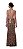 Vestido Longo Decote Costas Animal Print - Imagem 4