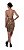 Vestido Curto Festa com Brilho Animal Print Dourado - Imagem 3