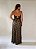 Vestido de Festa Renda Longo Com Brilho Preto - Imagem 4