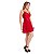 Vestidos Curto Rodado De Renda Vermelho - Imagem 2