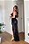 Vestido de Festa em Paetê Alcinha Longo com Fenda Preto - Imagem 4