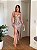 Vestido de Festa em Paetê Longo Lady com Fenda Dourado - Imagem 1