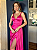Vestido De Festa Longo Sereia Alcinha com Fenda Lateral Pink - Imagem 3