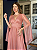 Vestido Longo Madrinha Brilho com Capa Manga Longa Rose - Imagem 4