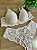 7028 CONJUNTO DE RENDA C/ FIO BRANCO P - Imagem 3