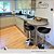 ESTOQUE - Pé de Mesa - Inox Escovado - Regulagem 75cm a 78cm - Diam. 6,3cm - Tampo Vidro / Granito / Mármore - Imagem 2