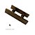 ESTOQUE - Puxador Duplo Plano - Cor Bronze 1002 - 17cm total x 8cm entre furos - Largura Barra Chata 3,2cm - Alumínio (Não enferruja) - Imagem 6