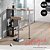 ESTOQUE - Pé de Mesa - Inox Escovado - Regulagem 1m a 1,03m - Diam. 6,3cm - Tampo Madeira - Imagem 2