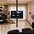 Suporte Giratório para TV Piso e Teto em Alumínio Preto – Sob Medida - Chapa Padrão - Para TV’s de 32” a 75” - Imagem 2