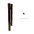 ESTOQUE - Puxador Porta Bronze Claro 1002 - 40cm total x 30cm entre furos - Tubular H - Alumínio (Não enferruja) - Imagem 4