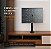Suporte Giratório TV _ Fixação Móveis _ Modelo com Pino - Regulagem Altura de 56cm a 68cm - Cor Preto - Para TV's de 32" a 55" - Imagem 5