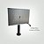 Suporte Giratório TV _ Fixação Móveis _ Modelo com Pino - Regulagem Altura de 56cm a 68cm - Cor Preto - Para TV's de 32" a 55" - Imagem 4