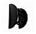 Puxador Duplo Meia Lua Semi Redondo Preto Grande 20cm - Imagem 9