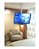 Suporte Giratório TV - Fixação Teto - Cor Branco - Altura Sob Medida - Para TV’s de 32” a 55” - Imagem 2