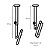 Suporte Giratório para TV no Teto Preto com Regulagem de Altura e Prateleira _ Aço Inox _ Para TV’s de 32” a 55” - Imagem 4