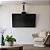 Suporte Giratório TV _ Fixação Teto _ Com regulagem de Altura - Prateleira - Aço Inox Polido ou Escovado - Para TV’s de 32” a 55” - Imagem 3