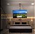 Suporte Giratório TV _ Fixação Teto _ Com regulagem de Altura e Prateleira _ Aço Inox Polido ou Escovado - Para TV’s de 32” a 55” - Imagem 3
