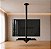 Suporte Giratório TV _ Fixação Teto _ Altura Sob Medida _ Com prateleira_ Várias Cores _ Para TV’s de 32” a 55” - Imagem 9