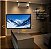 Suporte Giratório TV _ Fixação Móveis - Com Regulagem de Altura 54cm a 65cm - Aço Inox Polido ou Escovado - Para TV’s de 32” a 55” - Imagem 2